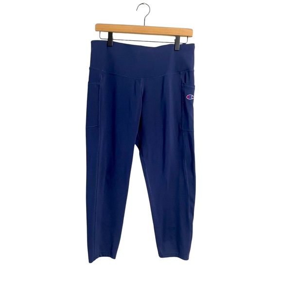 Champion Navy Blue Leggings Size XL - Picture 1 of 2